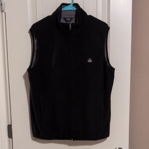 Black Brooks Brothers Fleece Vest